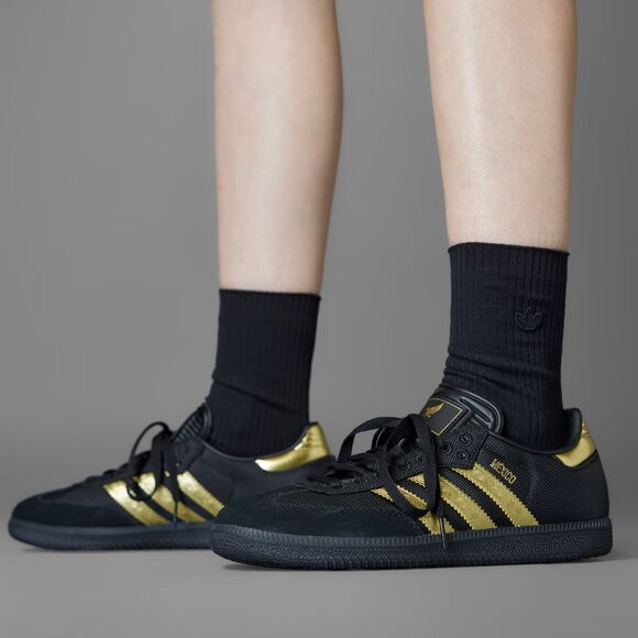 8M / 9W - [NEW] Men's adidas Samba Mexico Shoes 'Black' JH5656 - Picture 5 of 7